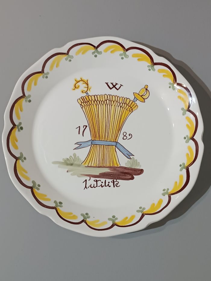 Assiette déco gerbe de blé - photo numéro 3