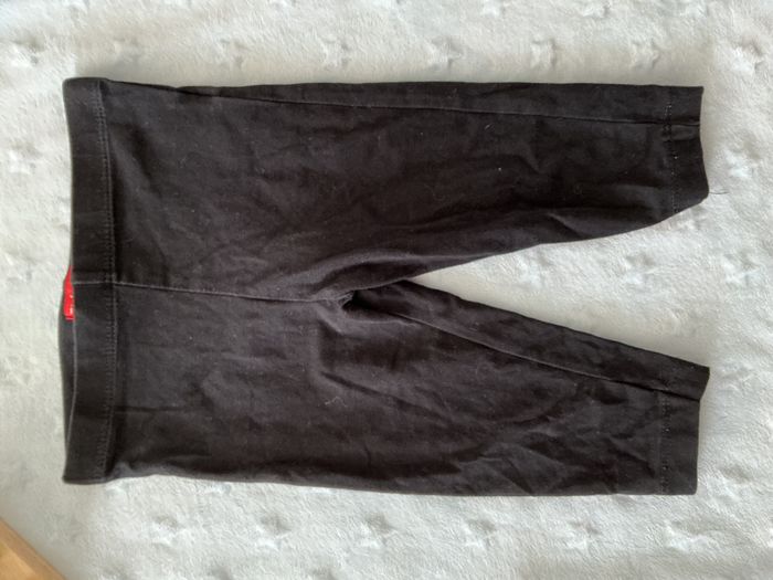 legging noir uni taille élastique 12 mois tissaia - photo numéro 4