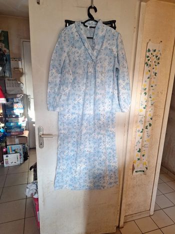 Chemise de nuit vintage bleu 42/44