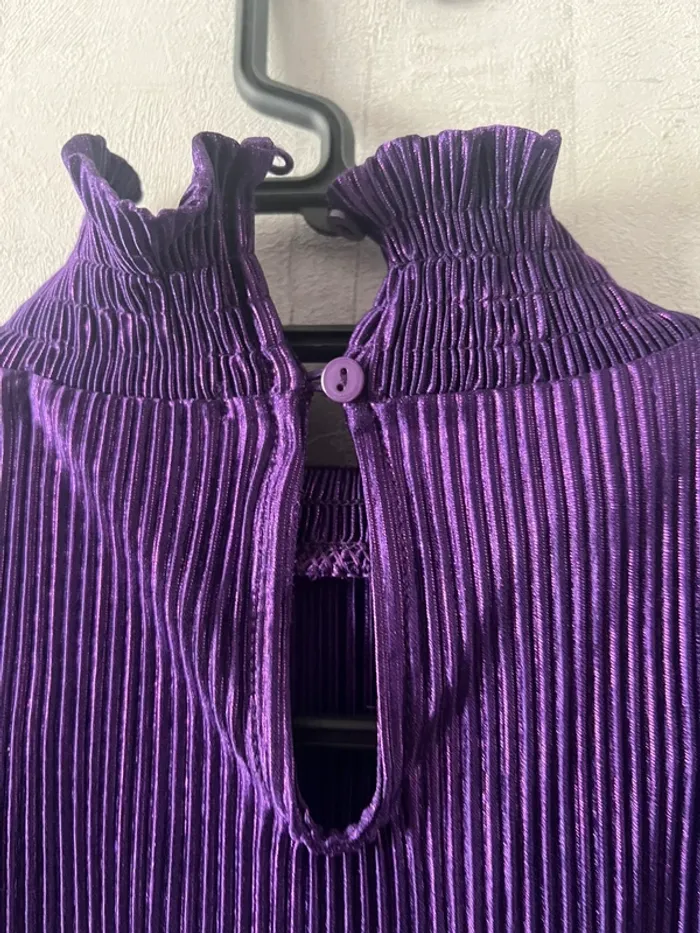 Chemisier violet brillant - photo numéro 7