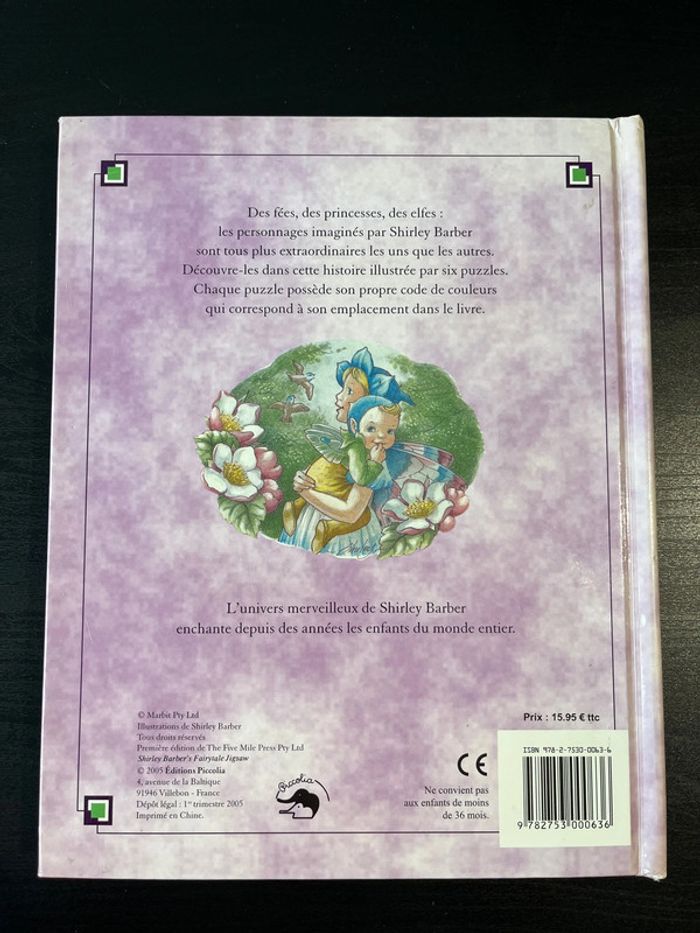 Livre puzzle Au pays des fées - photo numéro 2