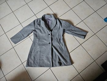 Manteau gris long 2xl
