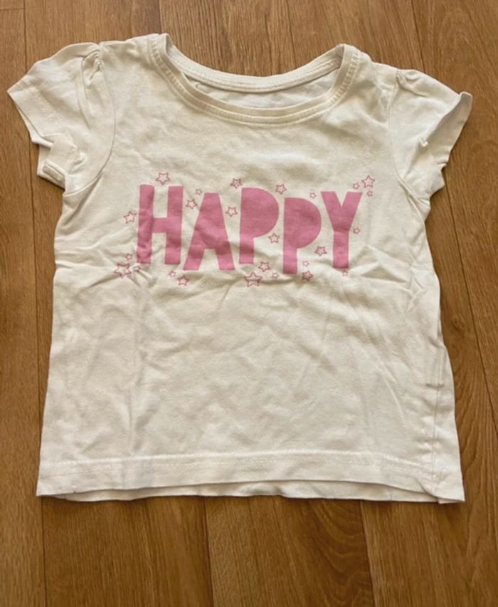 T-shirt fille 12-18M