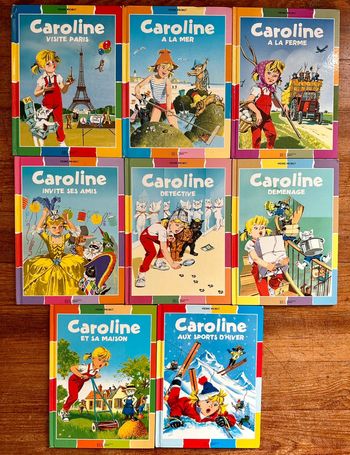 Lot de 8 albums Caroline Pierre Probst bd collection livres Hachette Jeunesse couleurs