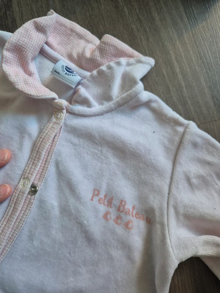 Beau pyjama velours 12 mois Petit bateau - photo numéro 2