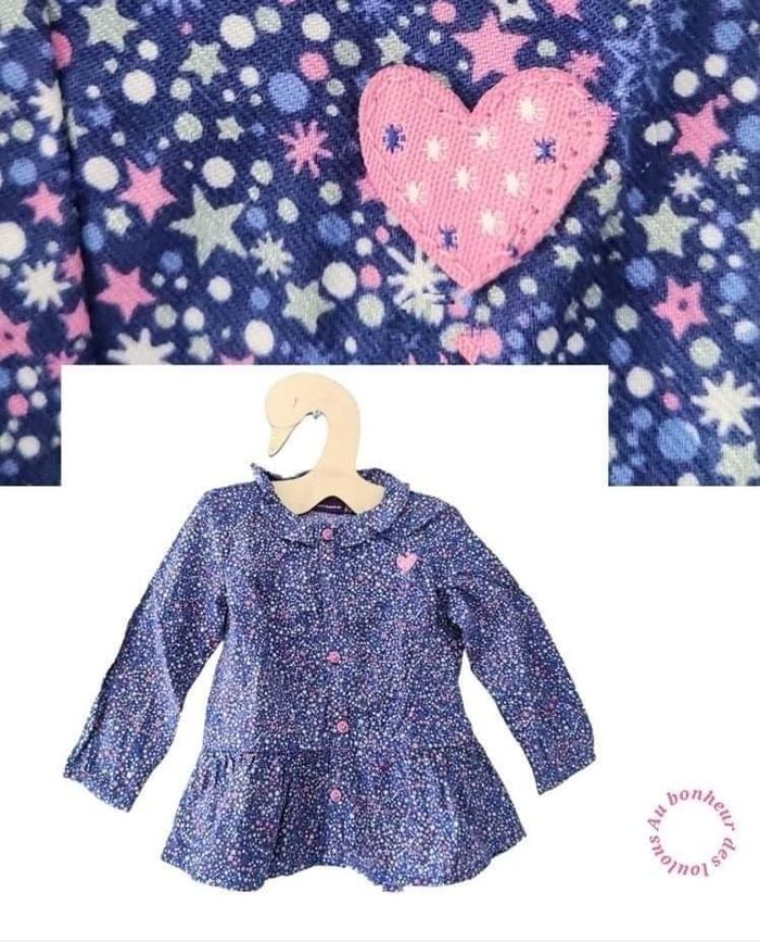 24 mois 2 ans chemise tunique sergent major 86 cm