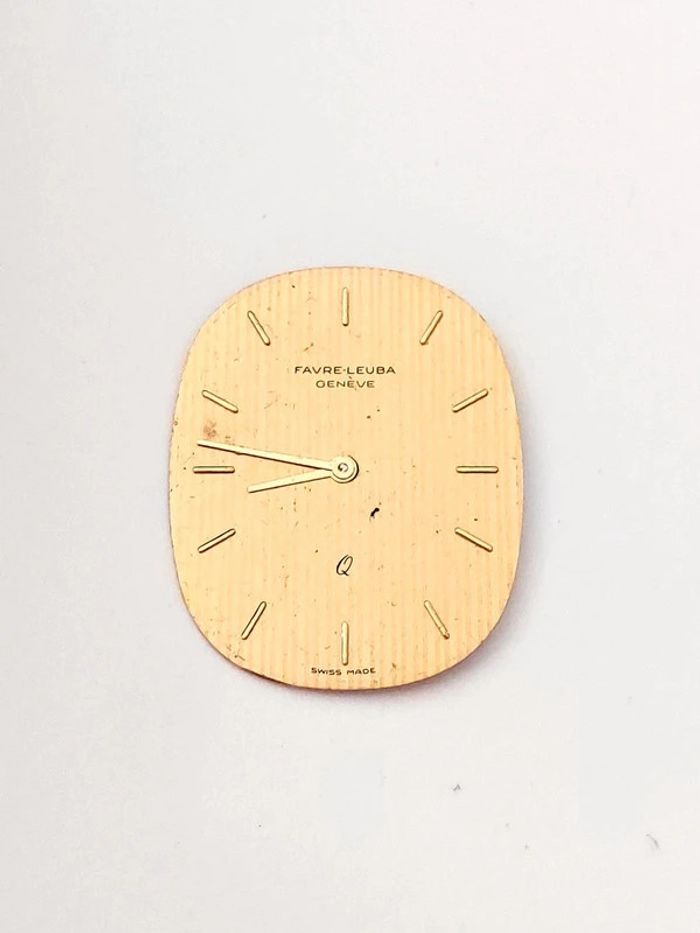 Magnifique cadran, favre leuba, montre suisse, vintage - photo numéro 4