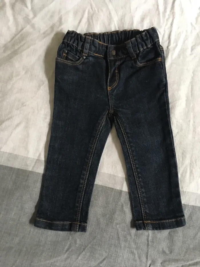 Jean brut petit bateau 12 mois