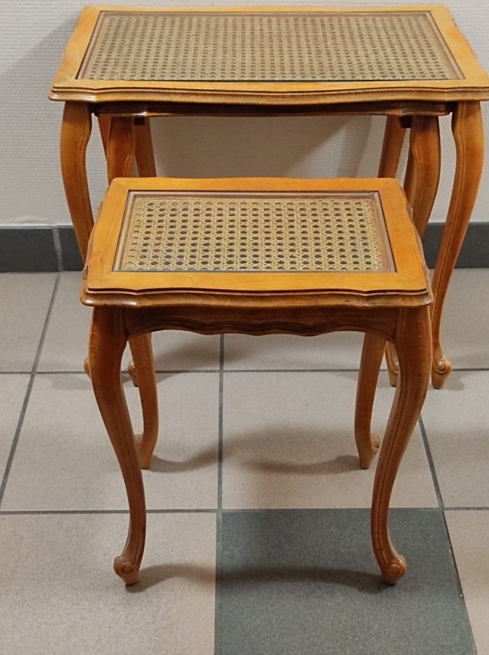 Tables gigognes ancienne vintage - photo numéro 4