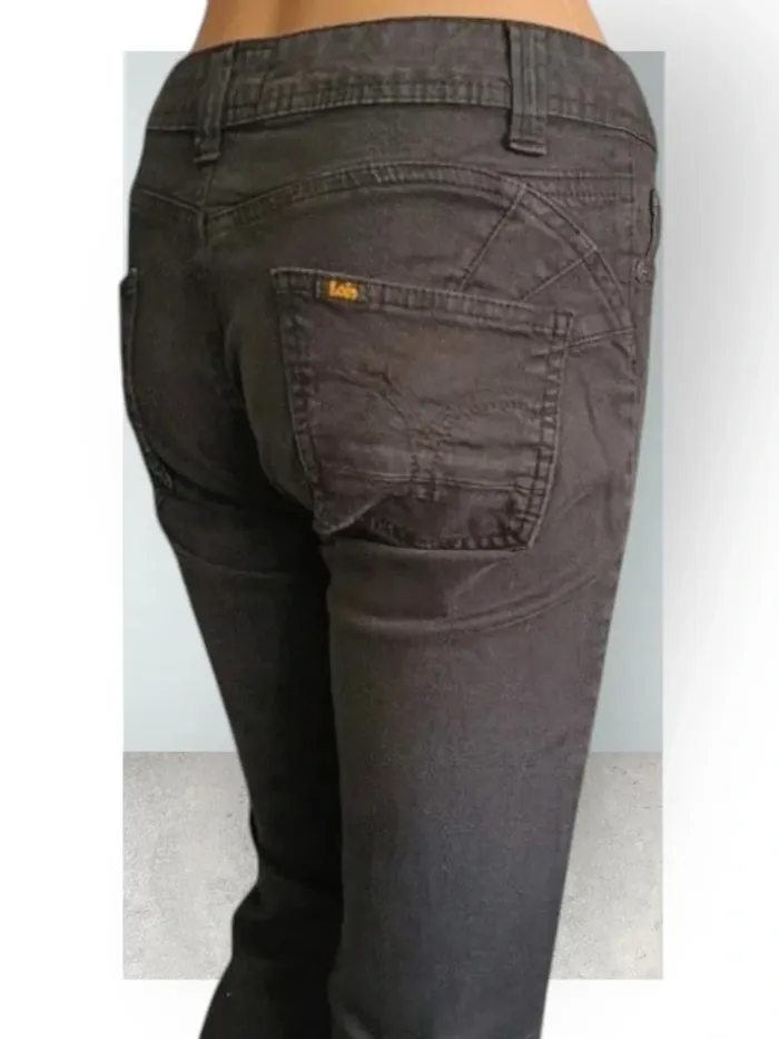 Jean vintage y2k LOIS ,coupe slim ,taille basse , texture stretch - photo numéro 8
