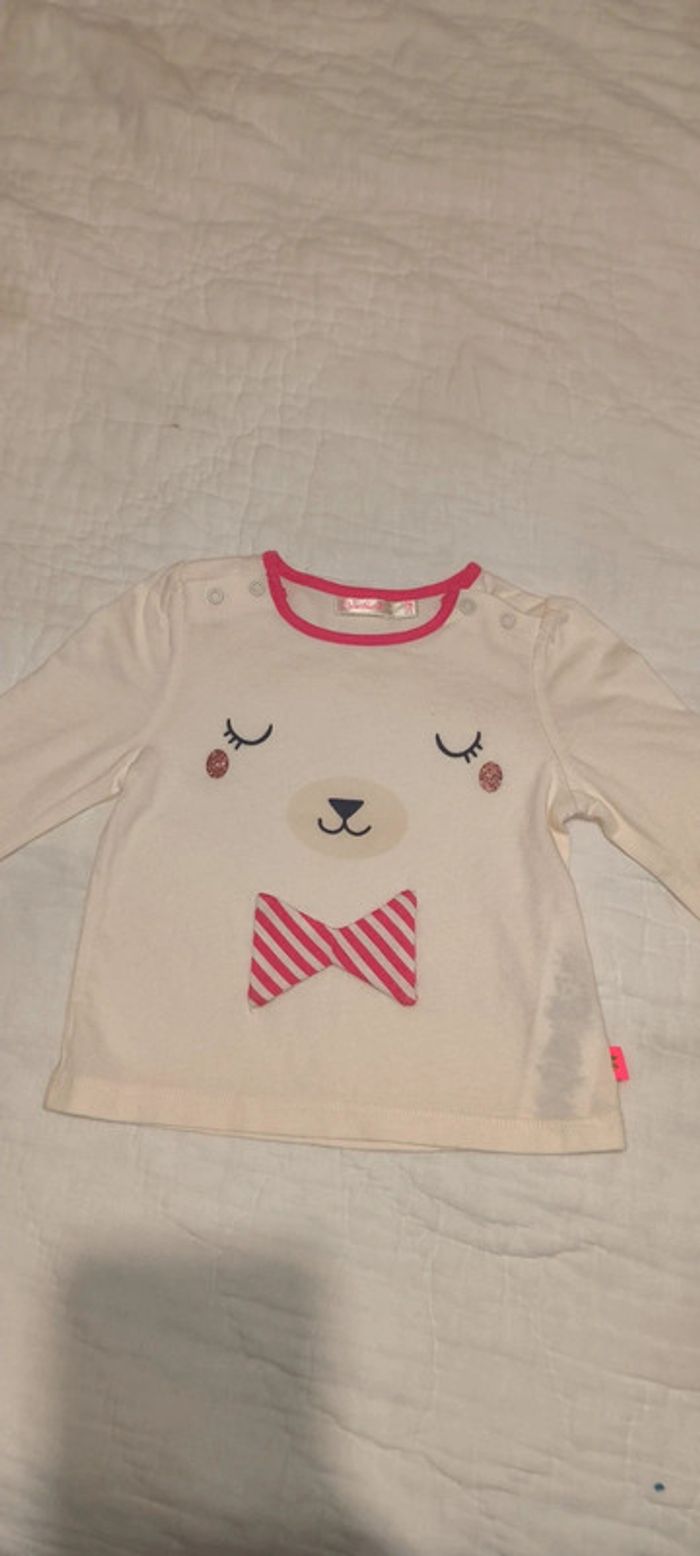 T-shirt avec manche billieblush