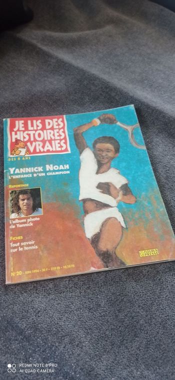 Revue je lis des histoires vraies yannick noah