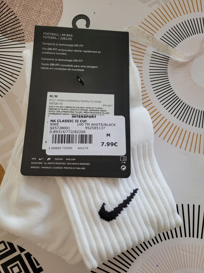 1 paires chaussettes foot