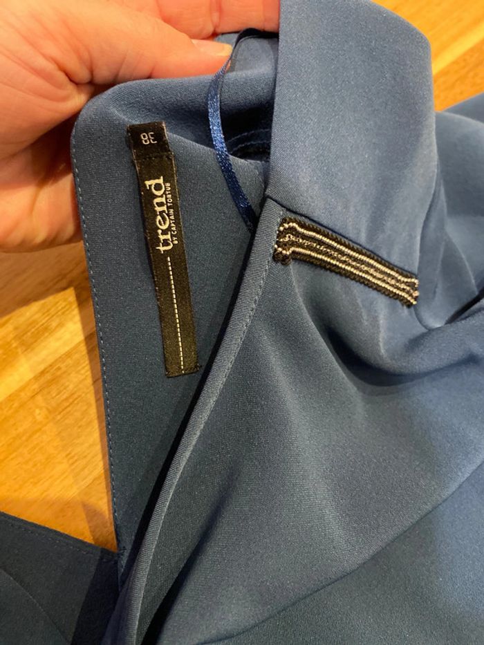 Robe bleue pétrole - photo numéro 3