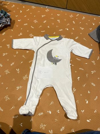 Pyjama velours 6 mois