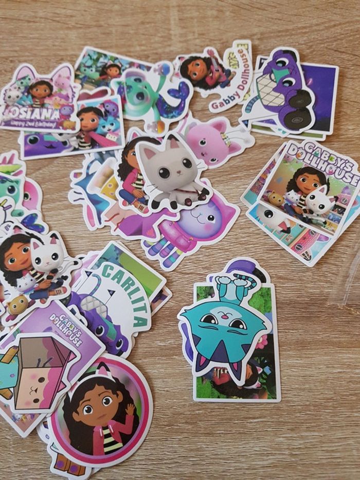 50 autocollants Gabby's Dollhouse - photo numéro 2