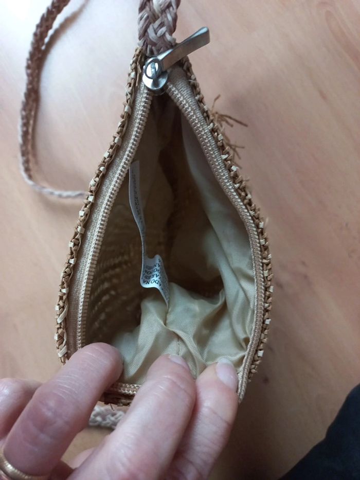 Mini sac paille Bandoulière - photo numéro 4