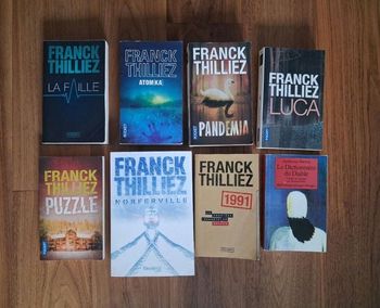 Lot de 7 romans de Franck Thilliez + 1 livre offert