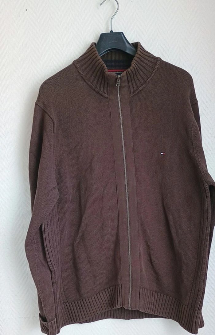 Gilet cardigan homme taille XXL tommy hilfiger - photo numéro 3