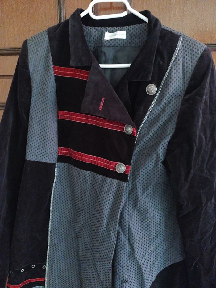 Manteau long cache cache - photo numéro 3