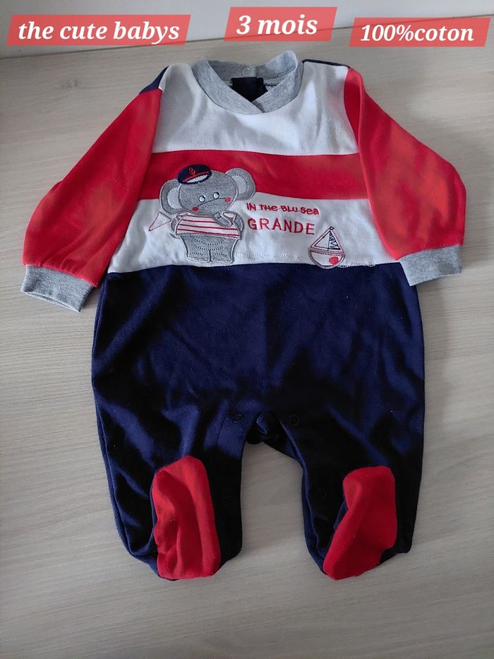 Grenouillère garçon 3mois - photo numéro 3