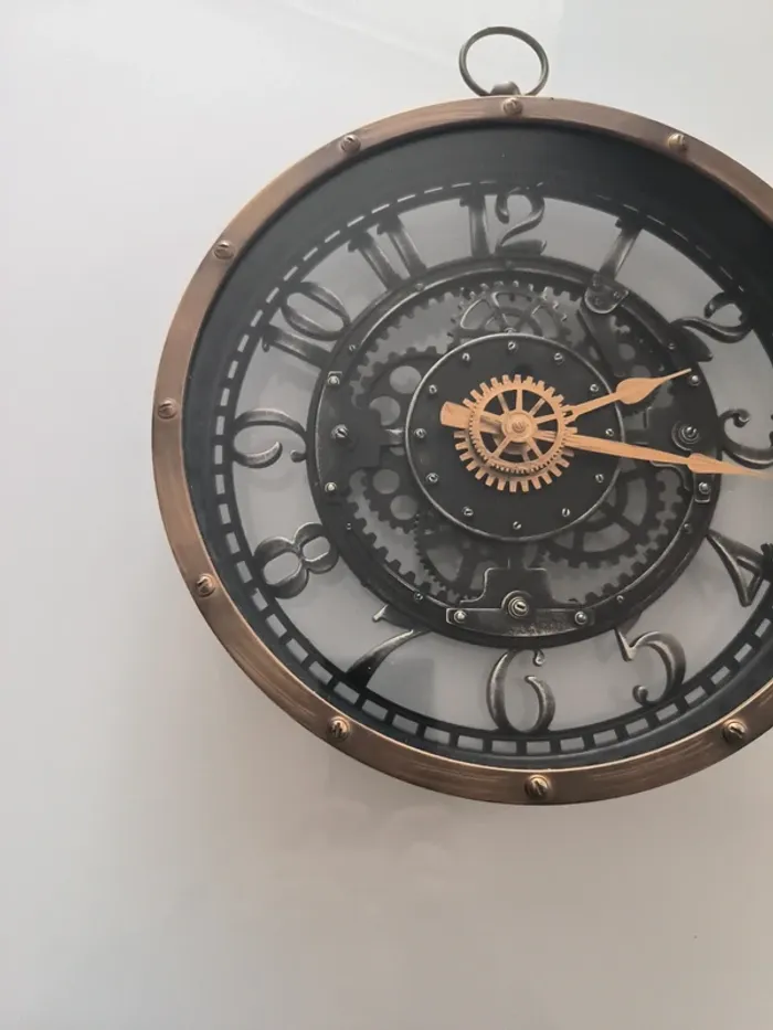 Horloge murale industrielle - photo numéro 2