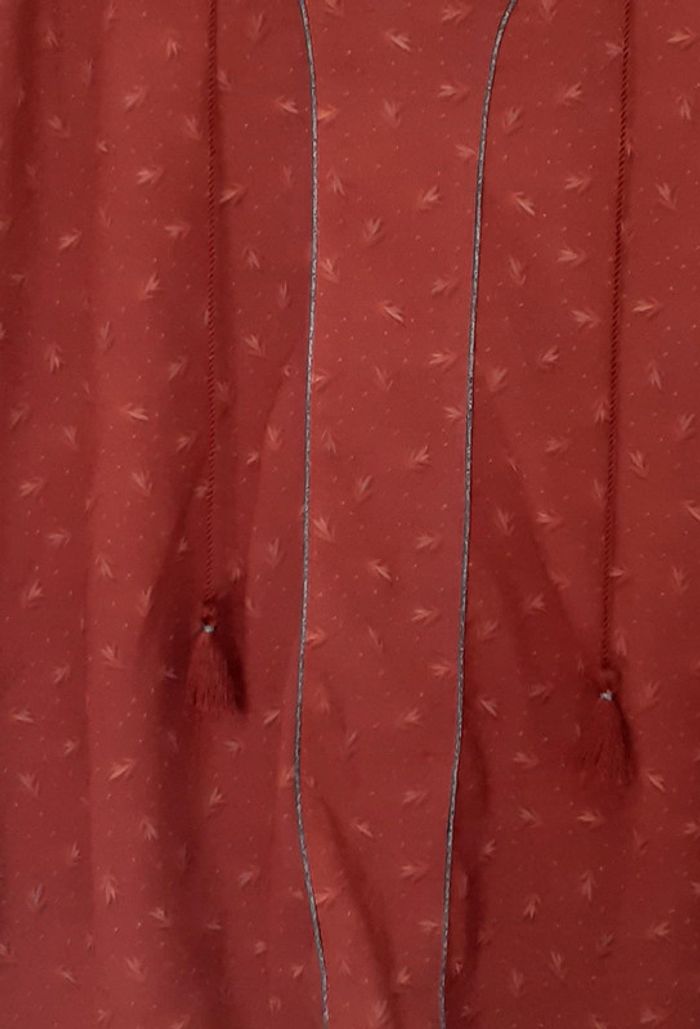 Jolie blouse couleur brique. Taille L. Grain de Malice. - photo numéro 3