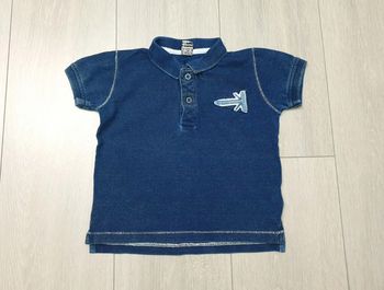 Maillot manche courte bleu. Garçon 3 ans. Marque Tape à l'oeil