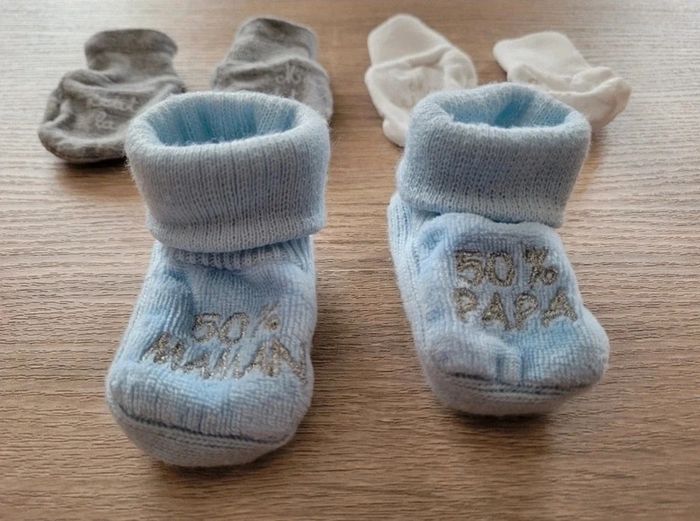 Lot bonnets, moufles et chaussons garçon naissance - photo numéro 10