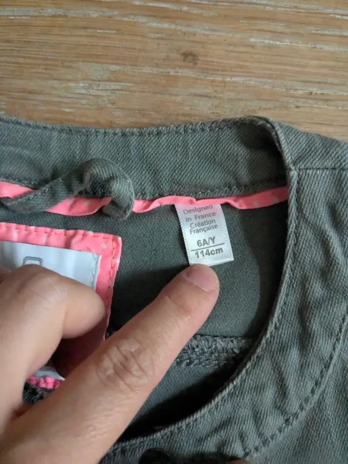 Veste jeans 6 ans Okaïdi - photo numéro 4