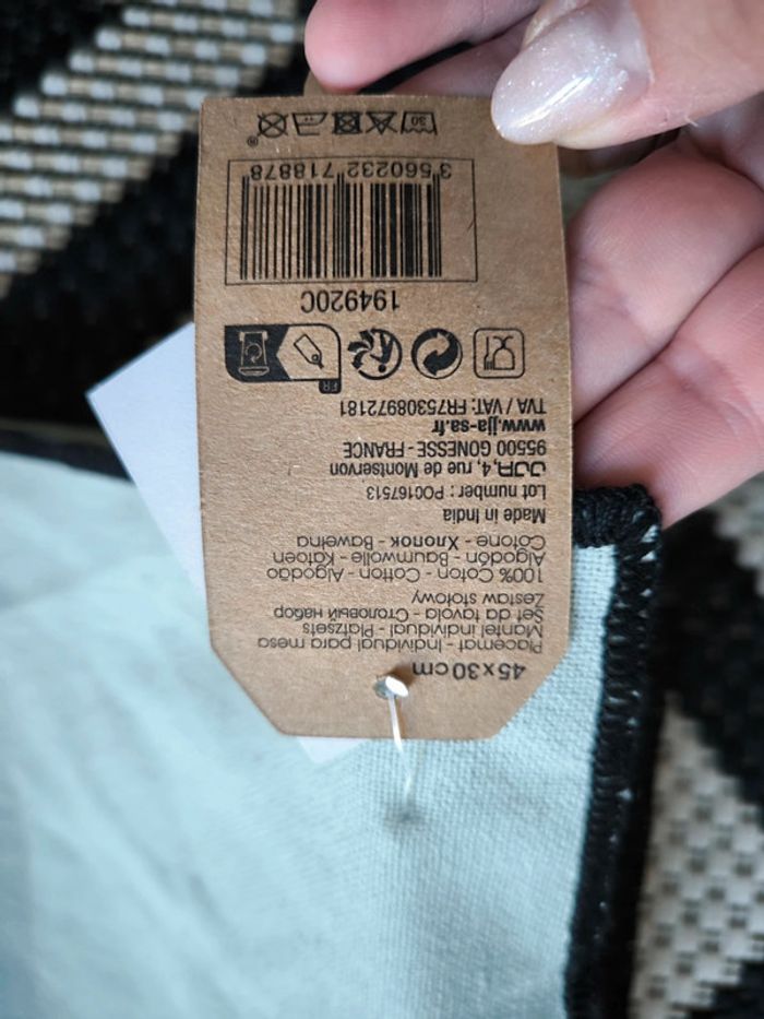 Lot de 7 sets de table 45*30cm neuf - photo numéro 3