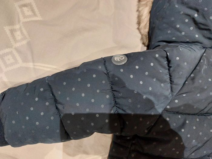 Doudoune zippée Obaibi fille 12 mois neuve sans étiquette - photo numéro 6