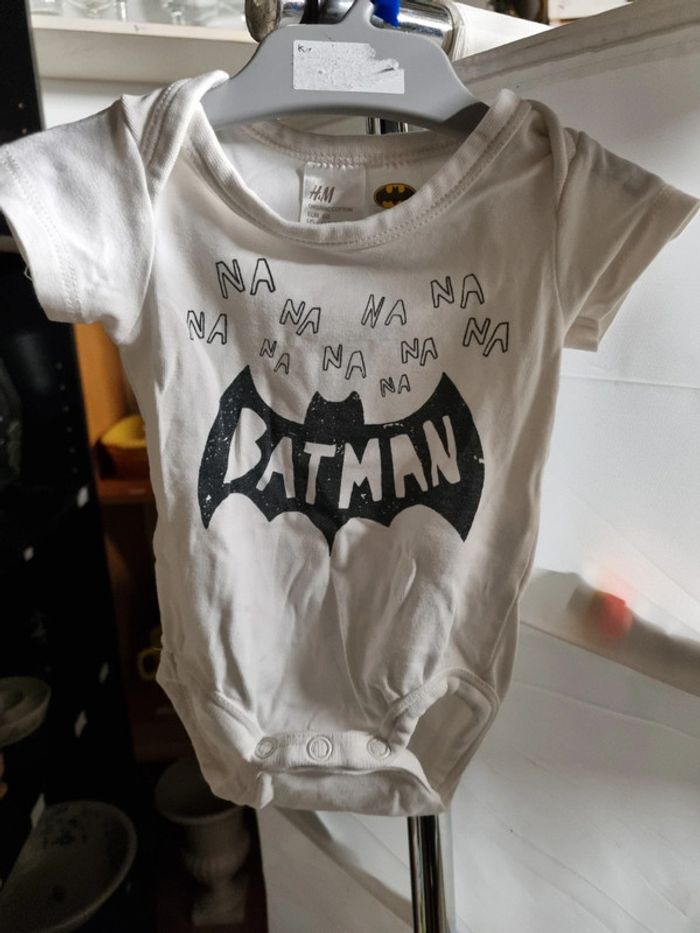 Ensemble 3 pièces Batman blanc et noir