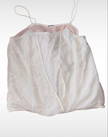 Débardeur blanc taille S