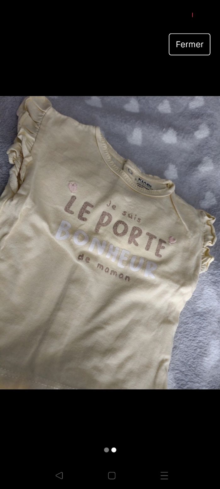 T-shirt 3mois - photo numéro 2