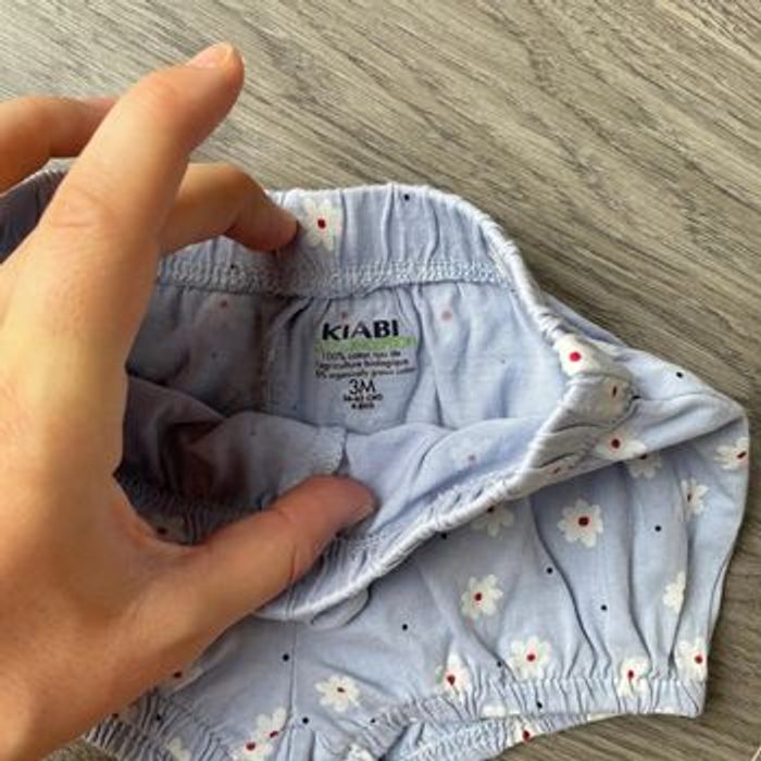 Short bleu petites fleurs - photo numéro 2