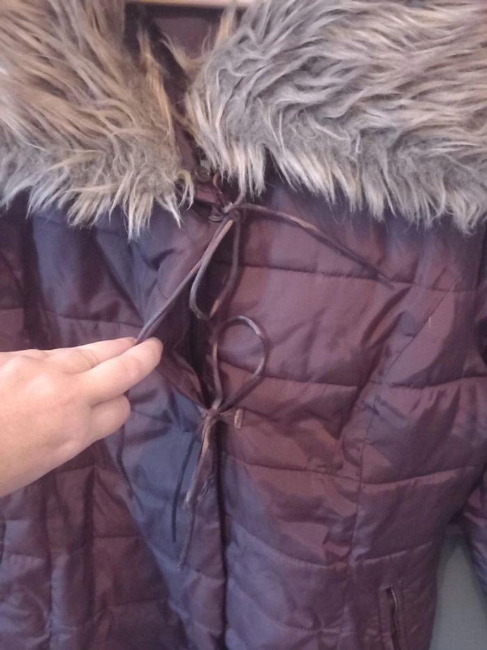 Doudoune Marron Taille 46 - photo numéro 3