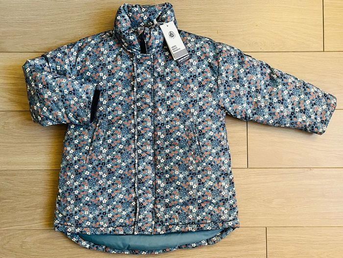 Doudoune fleurie chaude et déperlante avec capuche rétractable Petit bateau T-6 ans - photo numéro 4