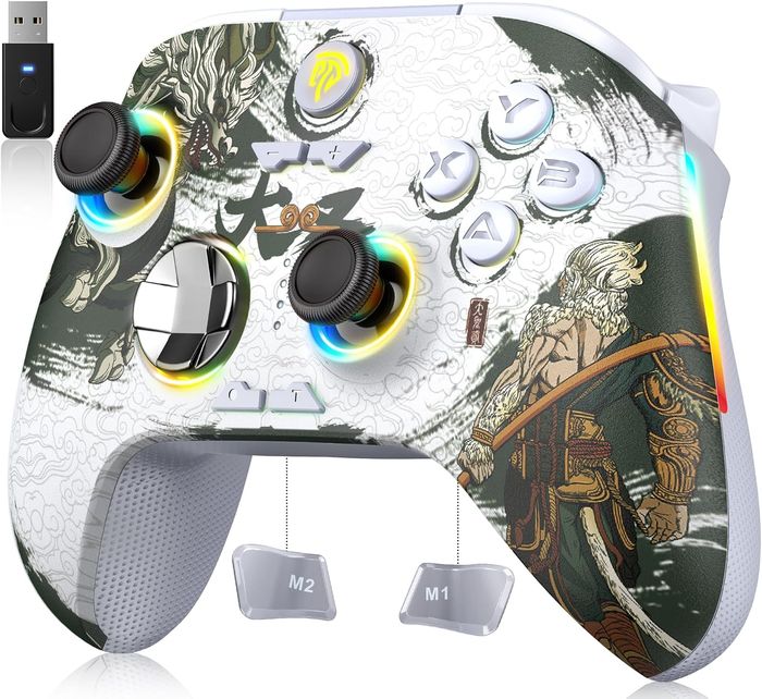 Manette EasySMX X15 Sans Fil RGB – Compatible PC, Switch, Android, iOS, Tesla - photo numéro 2