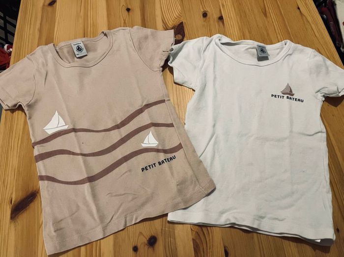 Lot de 2 tee shirt petit bateau - photo numéro 3