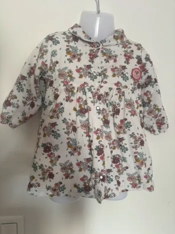 Jolie Robe à Fleurs - Marque Mot d’Enfant - Taille 18 Mois