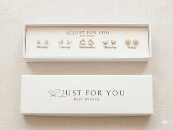 Boucles d'oreilles coffret 
