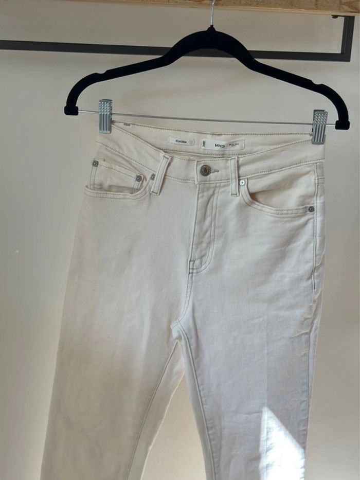 Jean écru Claudia Mango taille 34 - photo numéro 3