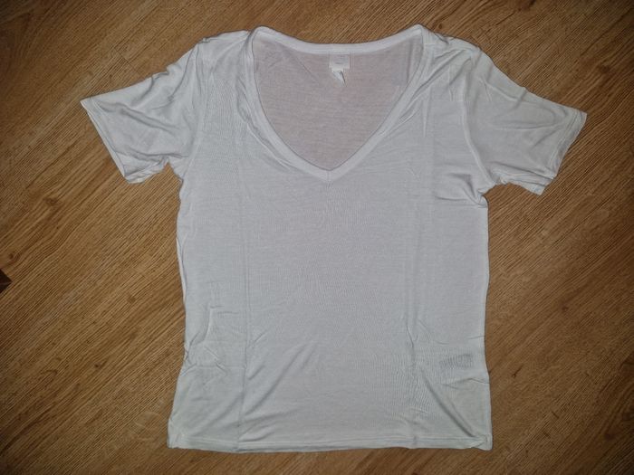T shirt H&M blanc taille S TBE