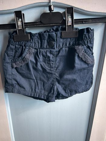 Short bleu marine fille 12 mois, kiabi 👧