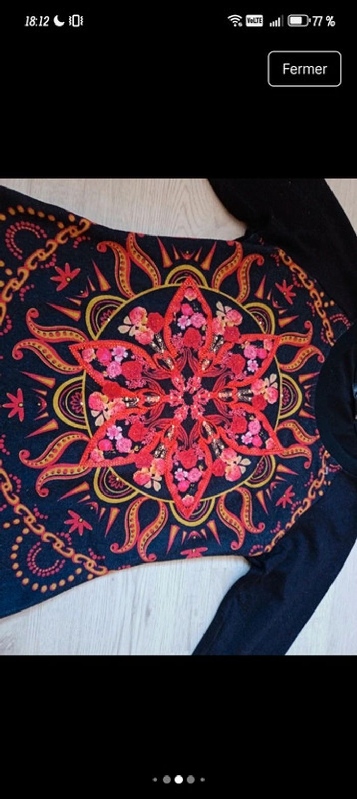 Robe S M 36 38 101 idées manches longues très bon etat - photo numéro 8