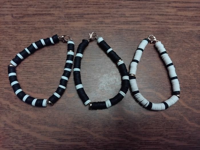 Bracelet ×3 avec fermoire en acier inoxydable - photo numéro 1