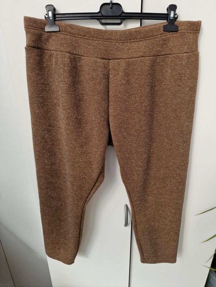 Pantalon Chaud Molletonné Marron