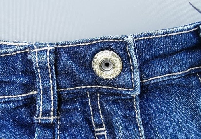 Jupe en jeans 4 ans fille Lisa rose - photo numéro 2