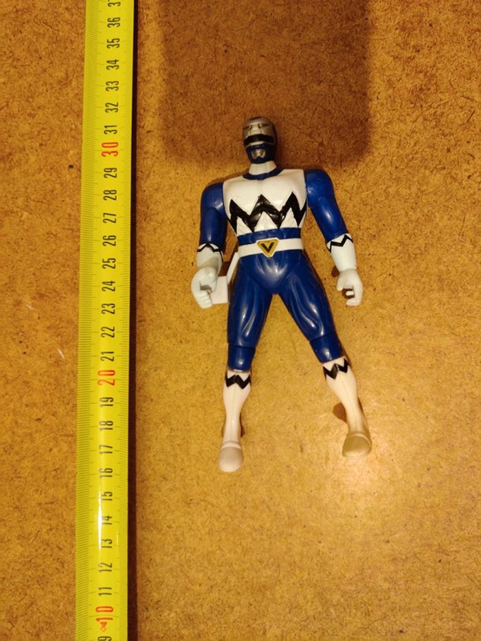 Power rangers puissant morphin figurine d’action toy Bleu